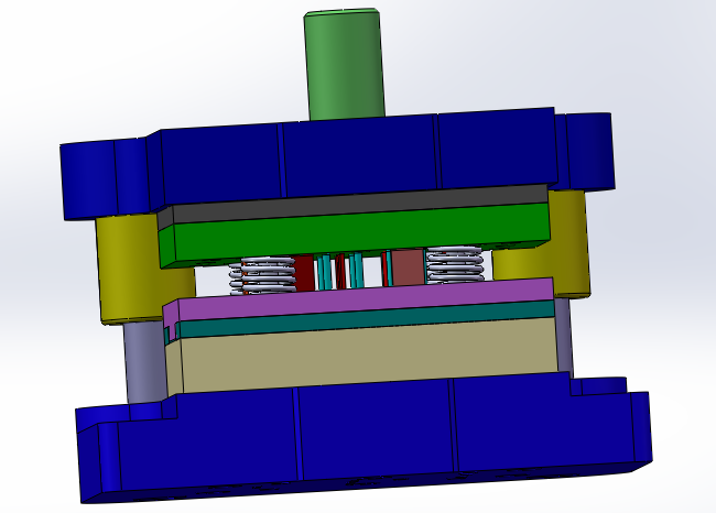 相框挂扣冲压工艺及级进模具设计 1281873